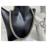 Assortment of Vintage Costume Jewelry Including Necklaces, Bracelets, and Earrings