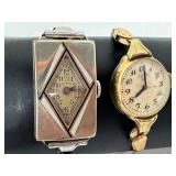 Set of 2 Vintage Elgin Ladies Wristwatches