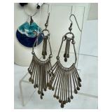 Collection of Vintage Fashion Jewelry with Earrings and Necklaces