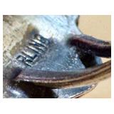 Set of 3 Vintage Sterling Silver Rings with Turquoise and Onyx Stones