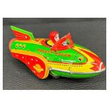 Schylling Collector Series Rocket Racer Friction Powered Rocket with Motor Sound
