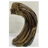 Vintage "Woman in the Wind" Ceramic Statue