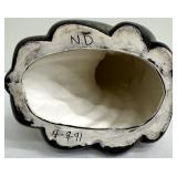 Vintage "Woman in the Wind" Ceramic Statue