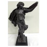 Art Nouveau Style "La Grace" Statue - Created by Eugene Marioton and Reproduced by Austin Productions