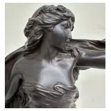 Art Nouveau Style "La Grace" Statue - Created by Eugene Marioton and Reproduced by Austin Productions
