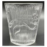 Antique EAPG Flint Glass Bellflower Pattern Full Length Rib Tumblers - Set of Eight