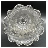 Antique EAPG Flint Glass Bellflower Pattern Celery Vase