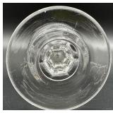 Antique EAPG Flint Glass Bellflower Pattern Celery Vase - Hand Cut - Circa 1800