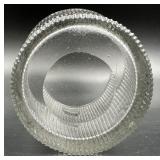 Antique EAPG Flint Glass Bellflower Pattern Banded Rib Tumblers - Set of Seven