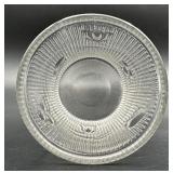 Antique EAPG Flint Glass Bellflower Pattern Banded Rib Tumblers - Set of Seven