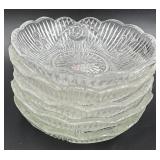 Antique EAPG Flint Glass Bellflower Pattern Sauce/Dessert Dishes - 11 in total