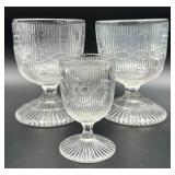 Antique EAPG Flint Glass Bellflower Pattern Assortment of Lovely Pieces