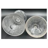 Antique EAPG Flint Glass Bellflower Pattern Assortment of Lovely Pieces