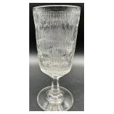 Antique EAPG Flint Glass Bellflower Pattern Celery Vase - Hand Cut - Circa 1800