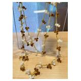 Vintage Woven Metal Necklace, Vintage Les Bernard Beaded Necklace and More