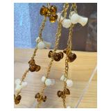 Vintage Woven Metal Necklace, Vintage Les Bernard Beaded Necklace and More