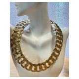 Vintage Woven Metal Necklace, Vintage Les Bernard Beaded Necklace and More