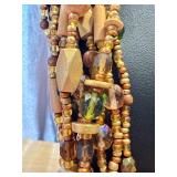 Three Multi-Strand Beaded Joan Rivers Necklaces