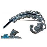 Four Lovely Rhinestone Brooches