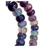 Polished Beaded Necklace with a Sterling Clasp