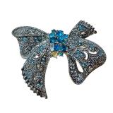 Four Lovely Rhinestone Brooches