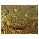 Joan Rivers Mother & Child Cameo, Rhinestone/Enameled Italian Style Brooch