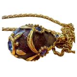 Vintage Joan Rivers Vintage Faberge Egg Necklace