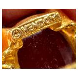 Vintage Vendome Purple Colored Adjustable Ring