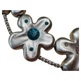 Vintage Bob Mackie Floral Slider Bracelet