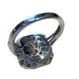 Two Gorgeous Sterling Silver and Pink Stone Rings including A Radiant Cut Sterling Silver and Pink Stone Ring