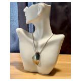 Artisan Crafted Abstract Sterling Silver Necklace