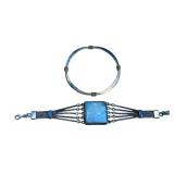 Sterling Silver and Rainbow Moonstone Bracelet and Sterling Silver Bangle Bracelet