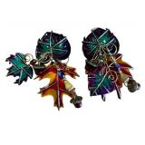 Lunch at the Ritz Fall Foliage Earrings / Lunch at the Ritz Autumn Earrings