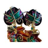 Lunch at the Ritz Fall Foliage Earrings / Lunch at the Ritz Autumn Earrings