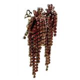 Two Pairs of Dangle Earrings including an Artisan Crafted Pair of Earrings