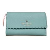 Kate Spade Aqua Scalloped Kieran Wallet, NWT