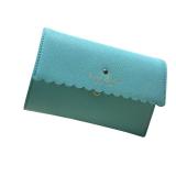 Kate Spade Aqua Scalloped Kieran Wallet, NWT