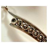 Beautiful Sterling Silver and Marcasite Necklace