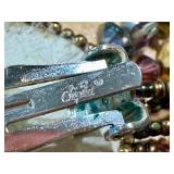 Pair of Vintage Chipita Statement Earrings / Chipita Boho Statement Earrings