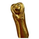 Vintage Gold Plated MFA Gold Lioness Brooch