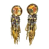 Pair of Vintage Chipita Statement Earrings / Chipita Boho Statement Earrings