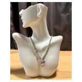 Brighton Blair Silver Heart Necklace