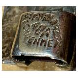 Vintage Serling Silver MOP Panel Bracelet