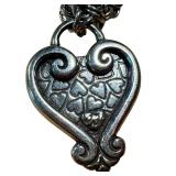 Brighton Blair Silver Heart Necklace