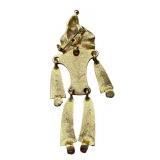 Vintage Articulated Clown Brooch and More