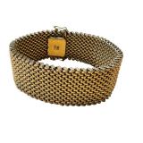 Gorgeous 18K Gold Mesh Bracelet