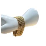 Gorgeous 18K Gold Mesh Bracelet