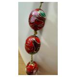 Vintage Hand Knotted Chinese Cloisonné Beaded Necklace