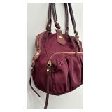 MZ Wallace NY Burgundy Bedford Baby Jane Purse