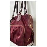 MZ Wallace NY Burgundy Bedford Baby Jane Purse